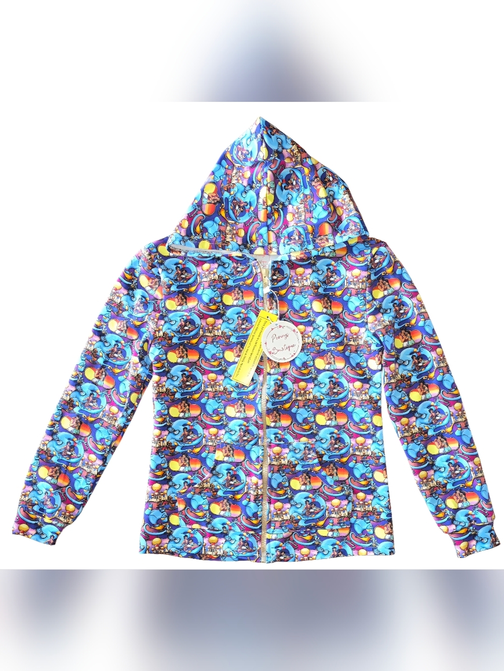 Penny's Bowtique Aladdin Zip Up Hoodie Unisex Size 7/8 NWT